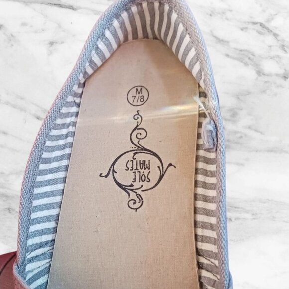 Sole Mates Womens Canvas Slip-On Shoes gray color Size M 7/8 - Picture 4 of 8